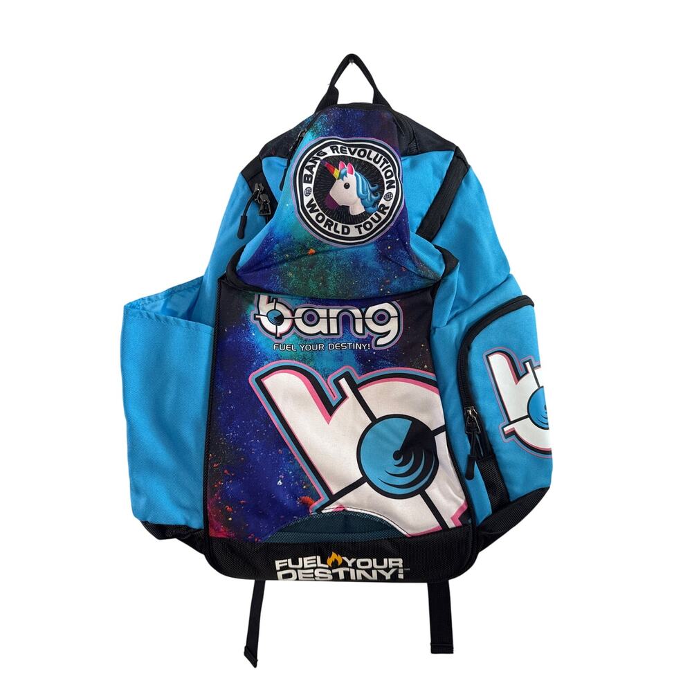 Bang Energy Drink Utility Backpack Blue “Bang Revolution World Tour” Exclusive